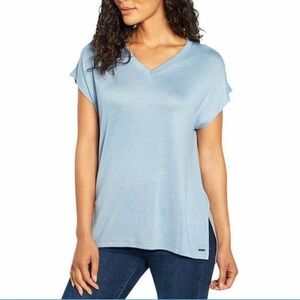 Orvis Blue Relaxed Cap Sleeve T-Shirt